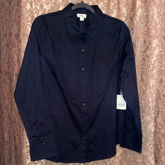 a.n.a Other - NWT a.n.a Black Women’s Dress Shirt.  Size Medium.